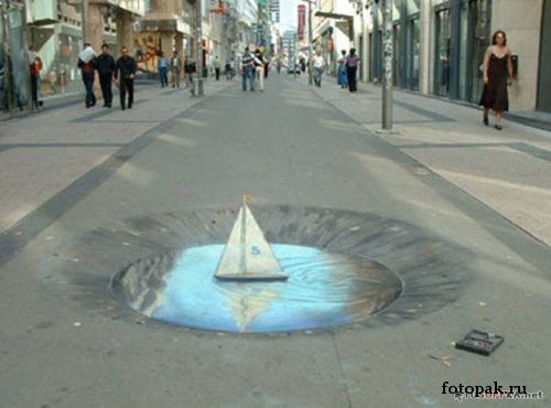 рисунки на асфальте 017