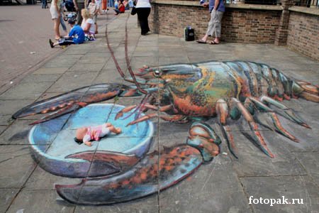 рисунки на асфальте 026