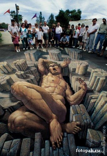 рисунки на асфальте 029