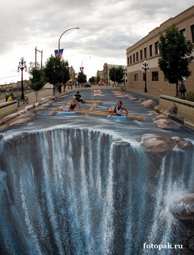 рисунки на асфальте 036