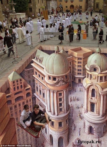 рисунки на асфальте 052