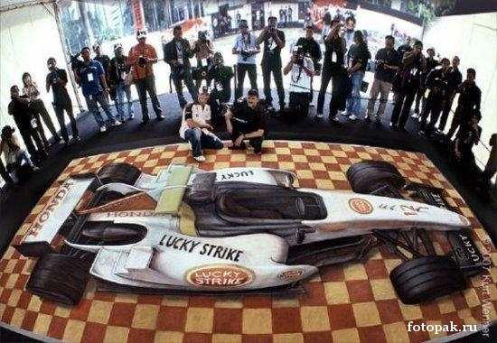 рисунки на асфальте 054